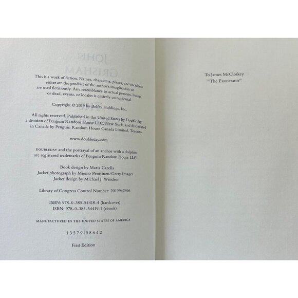 John Grisham Lot of 3 (Reckoning; Guardian & Boys Biloxi) Hardcover 1st Ed Books - Picture 7 of 9